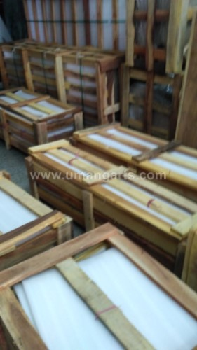 wooden box for marble packing