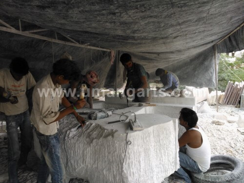 how marble scuptlures are made in rajsthan india