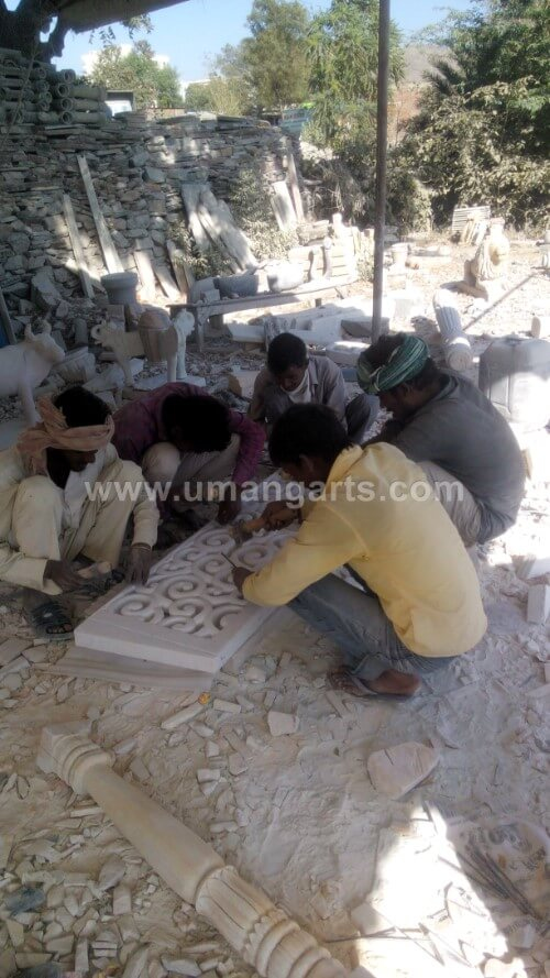 white marble jali or grills designs cnc