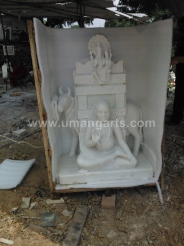 tamil guru swami marble statue